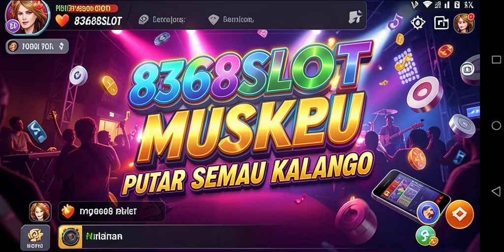 Screenshot utama 8368SLOT menampilkan gameplay yang seru dan penuh warna.