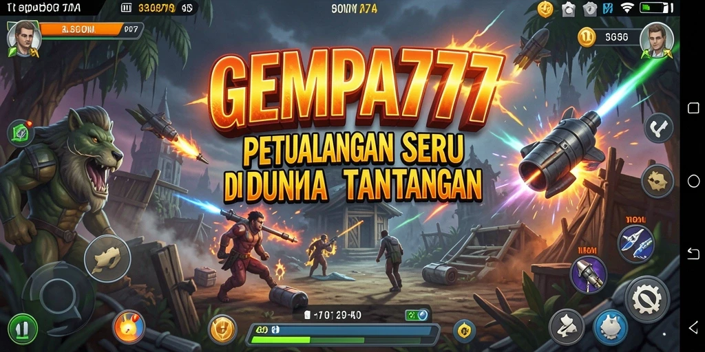 Tampilan screenshot utama GEMPA777 yang menampilkan gameplay petualangan yang seru.