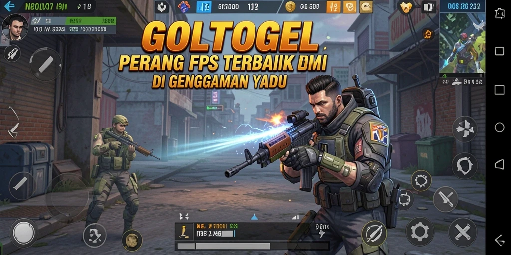 Tampilan permainan GOLTOGEL yang mendebarkan dan penuh aksi.