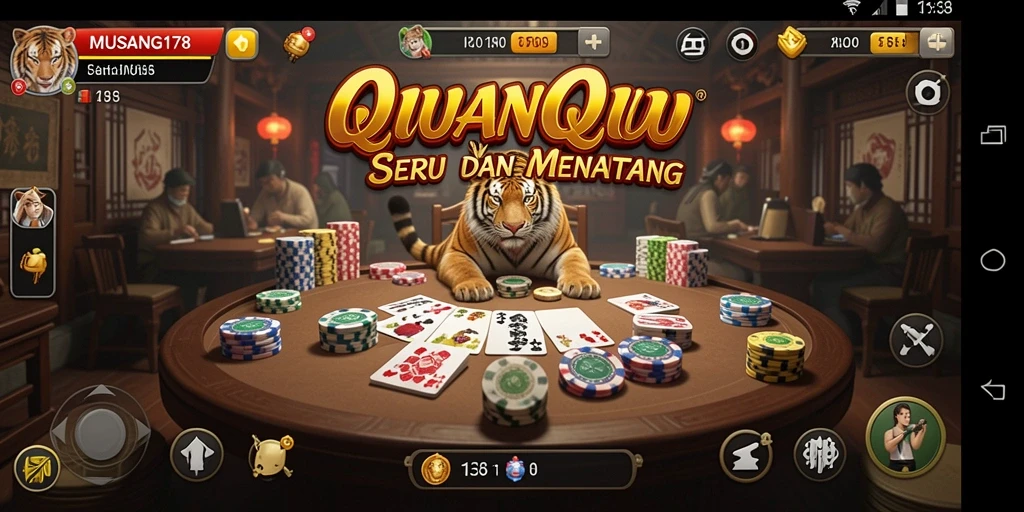Tampilan gameplay QiuQiu yang memukau dan interaktif di MUSANG178.