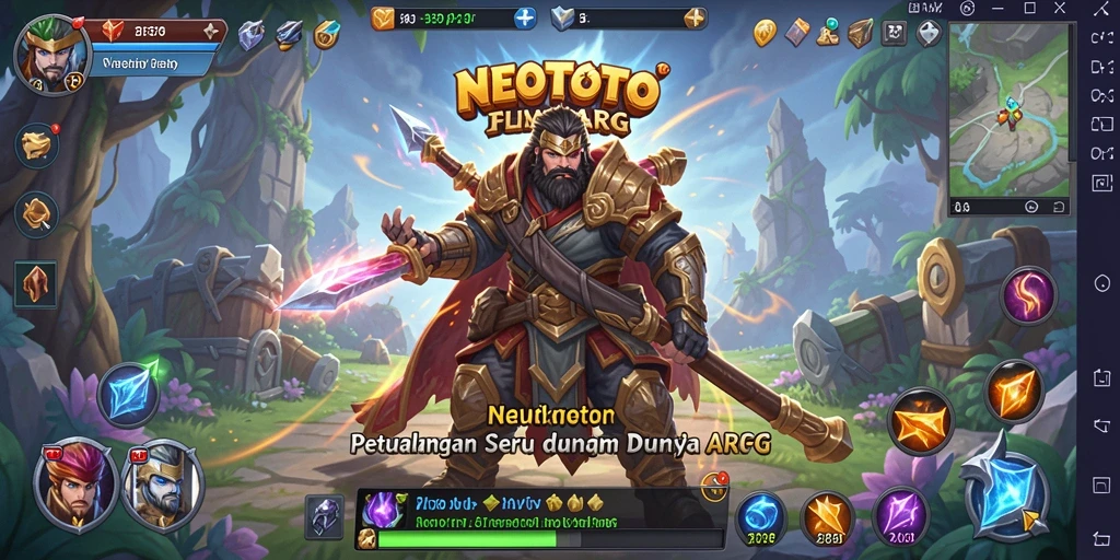 Tampilan menarik gameplay ARPG di NEOTOTO.