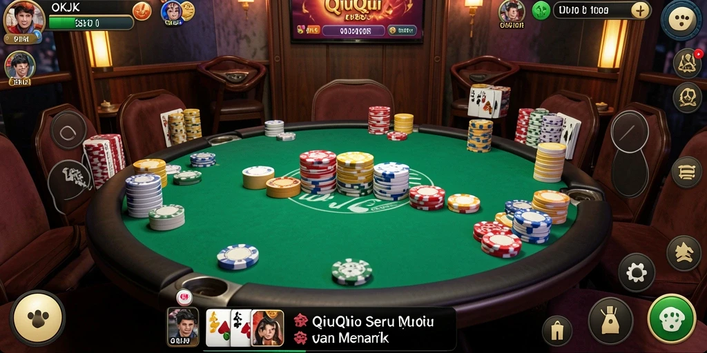 Screenshot gameplay QiuQiu yang seru dan menarik.