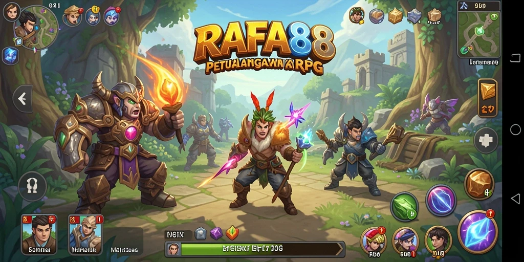 Tampilan aksi seru dalam gameplay RAFA88 yang memikat.