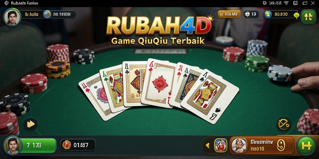 Screenshot utama RUBAH4D menampilkan aksi seru permainan QiuQiu.