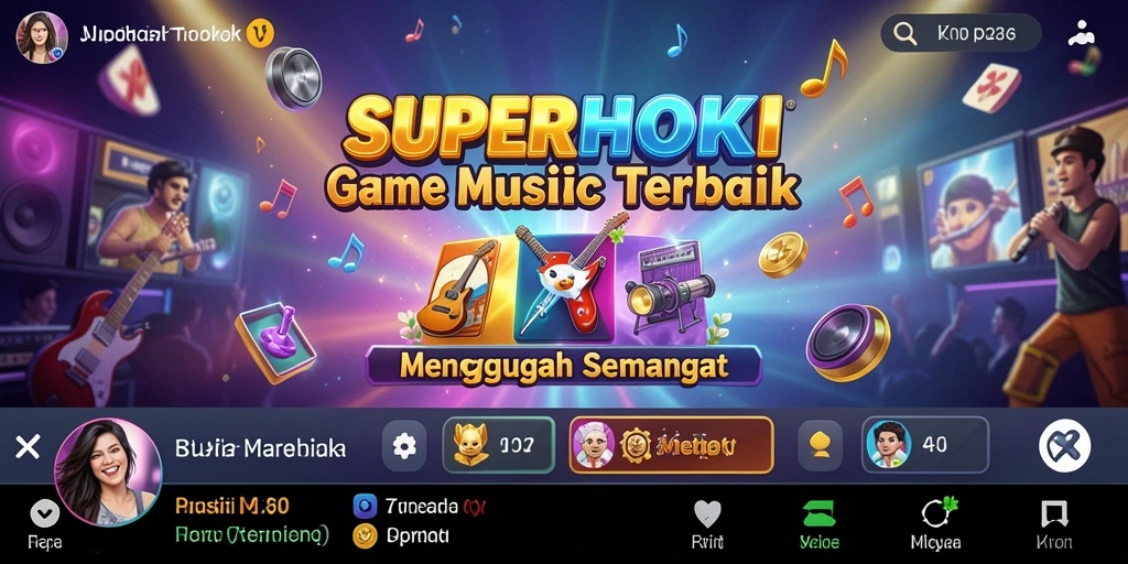 Screen shot gameplay SUPERHOKI yang menarik dan interaktif.