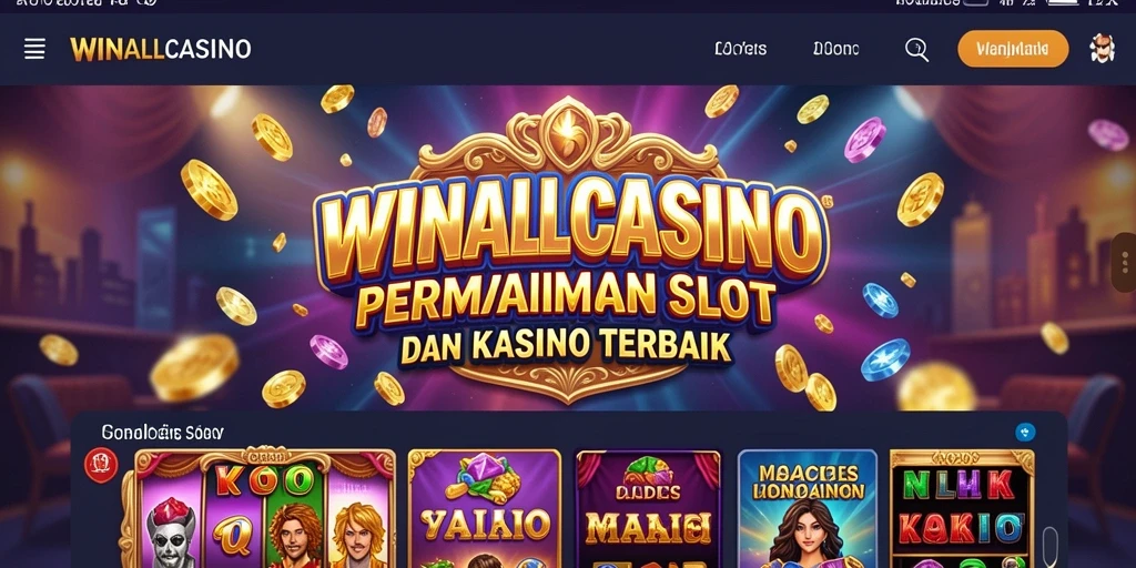 Tampilan gameplay seru dari WINALLCASINO dengan grafik yang memukau.