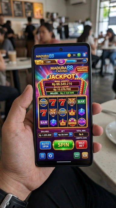 Tampilan utama aplikasi madura88 untuk navigasi yang mudah.